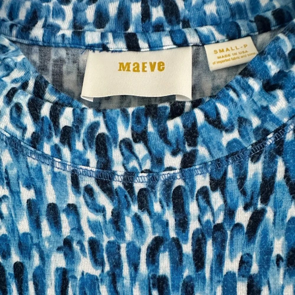 Anthropologie Maeve Women’s Dress Size Small in Blue - Picture 3 of 3